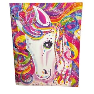 Lisa Frank rainbow majesty folder